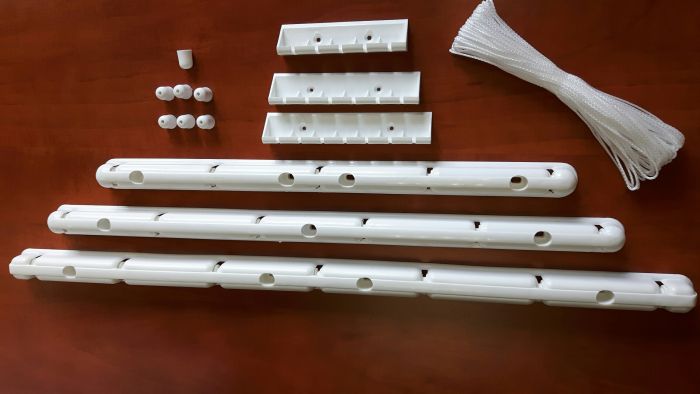 ALDOTRADE Stropní sušák na prádlo IDEAL 5 tyčí - náhradní díly - Stropní lišta 45cm